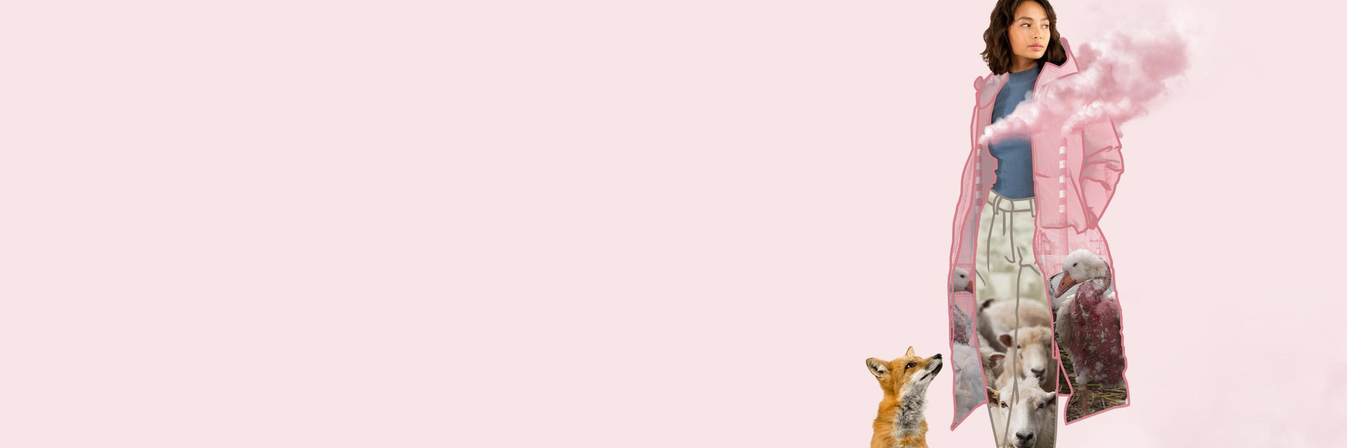 The Wear It Kind Directory Woman with a fox - symbolic image for the Wear it Kind Directory