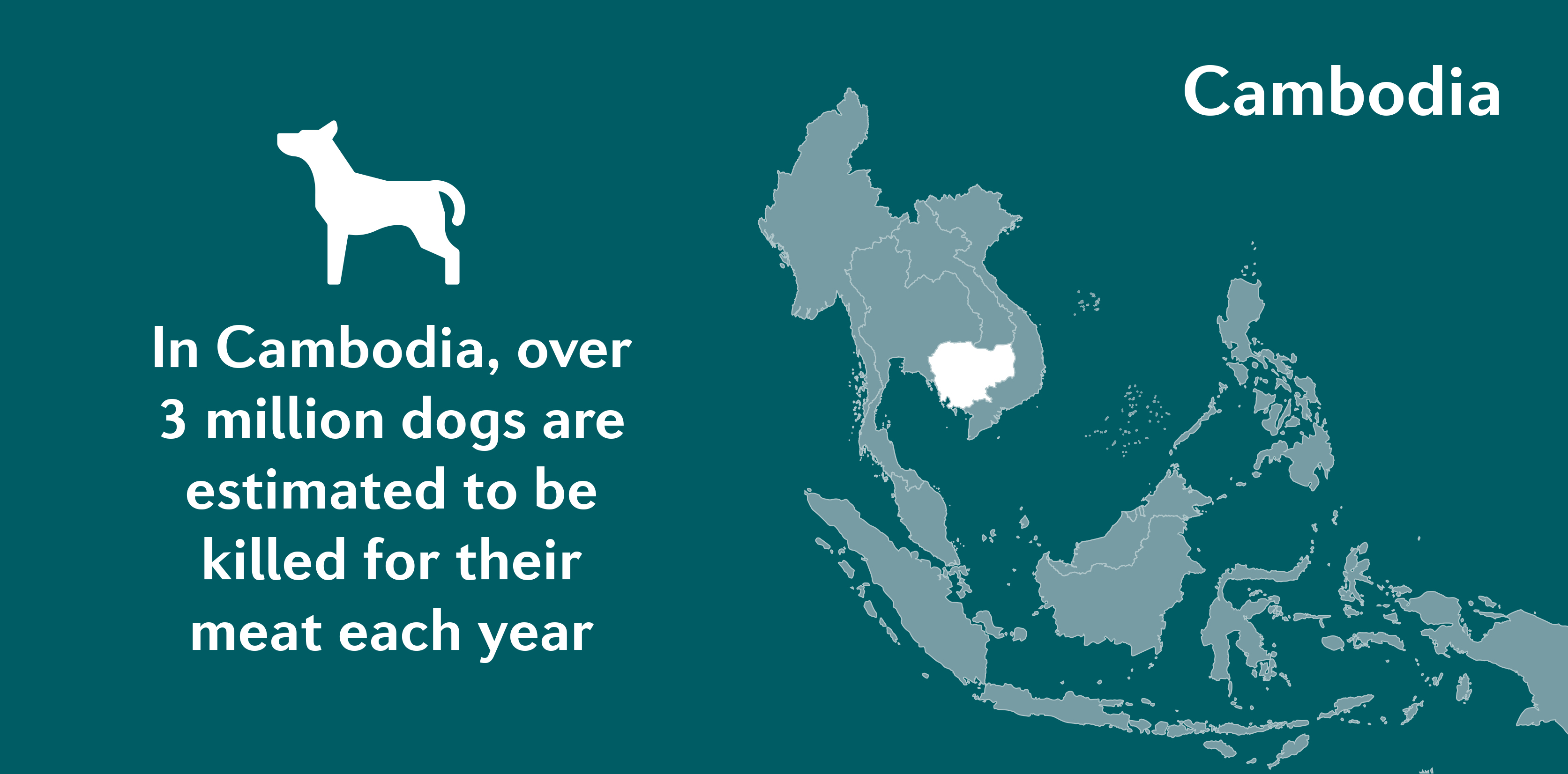 Cambodia map graphic