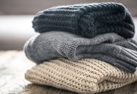 Stack of sweaters Stack of sweaters