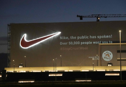 Nike action in Belgium