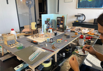 Behind the Scenes of 'Be Their Voice' Set for the animation of the 'Be Their Voice' video