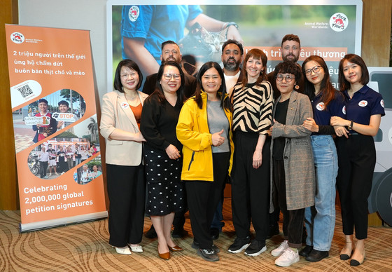 FOUR PAWS team in Hanoi Vietnam for 'Road to Compassion'