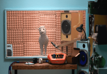 Lamb Sunny is the heart of the story