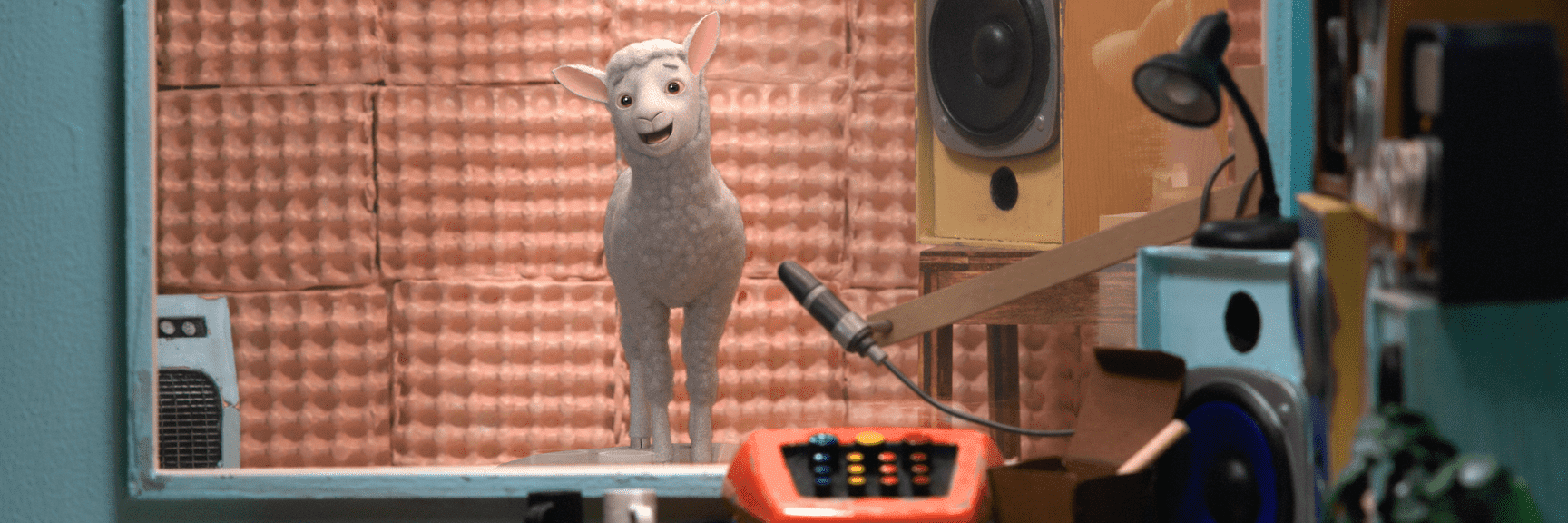 Lamb Sunny from the animated live lamb cutting video