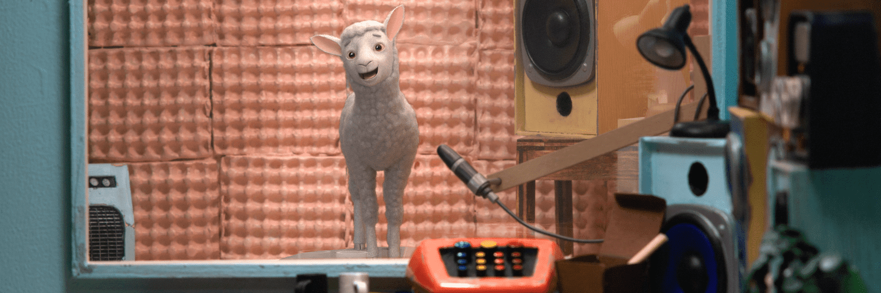 Lamb Sunny from the animated live lamb cutting video