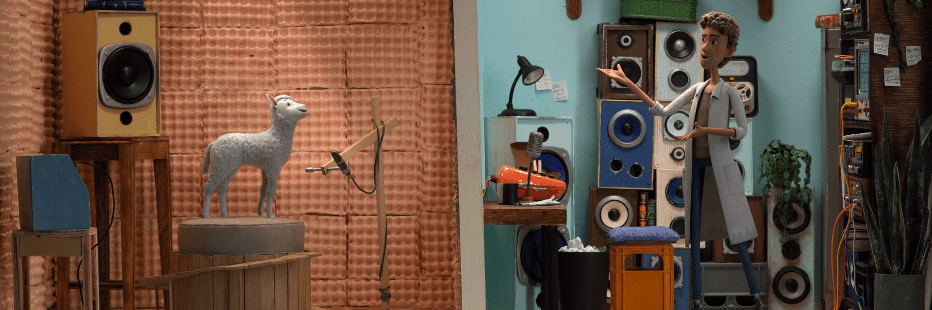 Be Their Voice Lamb Sunny of the animated video 'Be Their Voice!