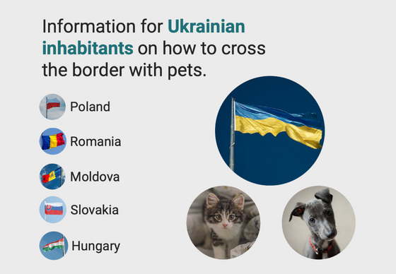 Info on how to cross UA border with pets
